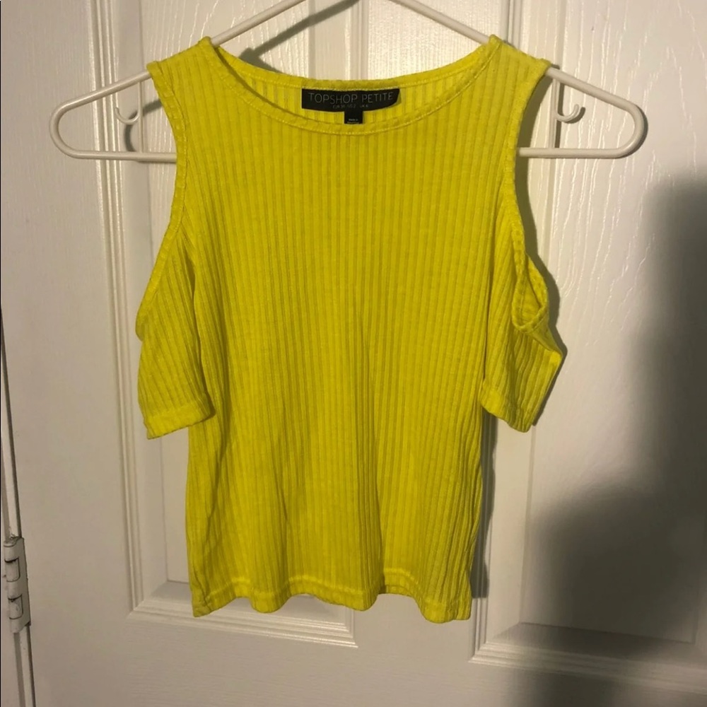 Topshop Neon Croptop